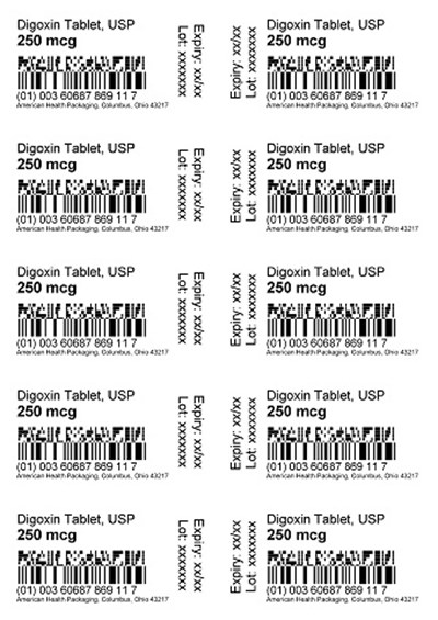 250 Mcg Digoxin Tablet Blister.jpg (250 Mcg Digoxin Tablet Blister)